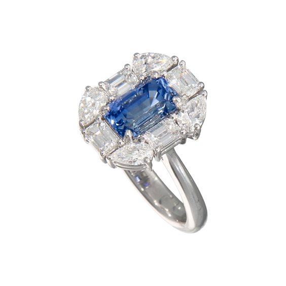 Anello Crivelli Donna ZAFFIRO in Oro bianco Zaffiro 2.53 Ct 326-AN-547 ZF - 326-AN-547 ZF